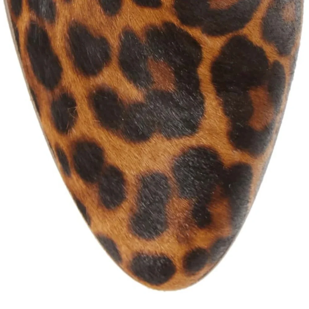 1. STATE Leopard ‘Kaleb’ Calf Hair Wedge Booties | Size 6.5 - Picture 2 of 15